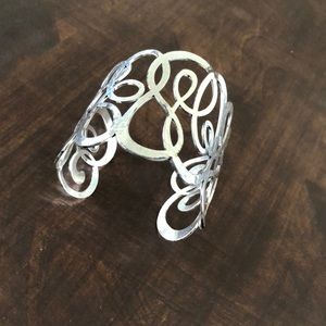 Brighton silver scroll cuff